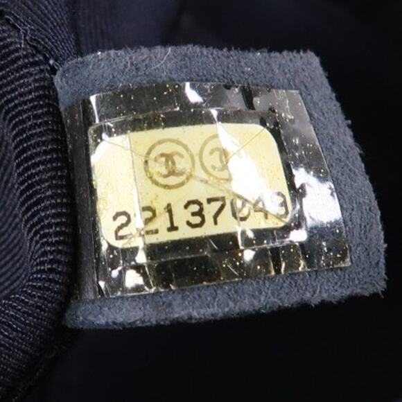 💎✨BEAUTIFUL✨💎Authentic CHANEL CC Boy Chain Shoulder Bag Dark Blue - Picture 8 of 16